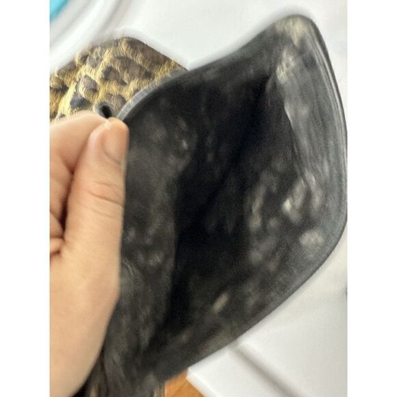 Saint Laurent Gold and Black Over the Knee Boots - Picture 13 of 14